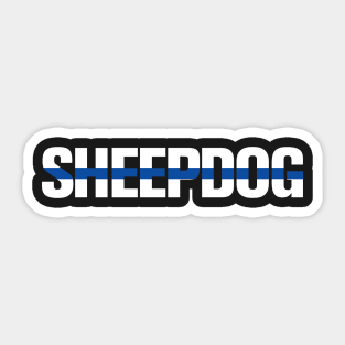 SHEEPDOG Blueline Sticker